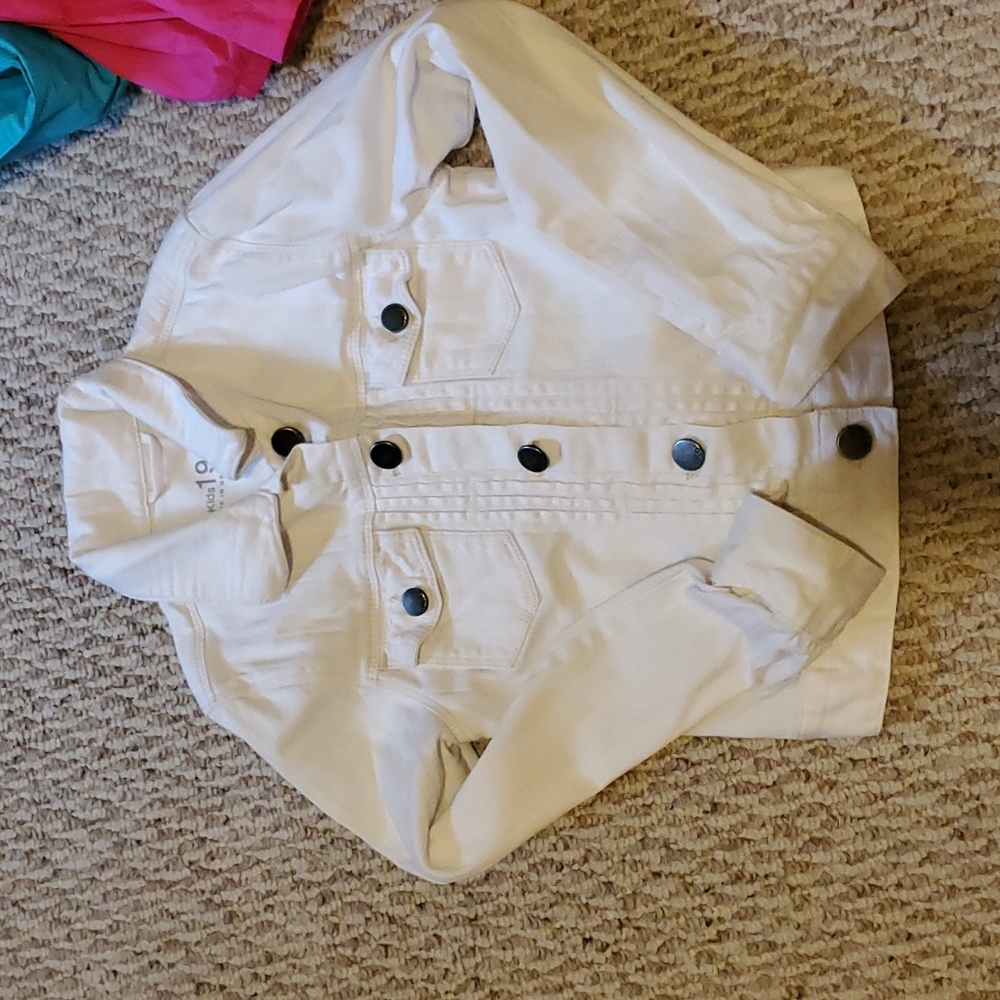 White denim jacket